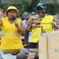 Kirinyaga Governor Anne Waiguru addresses wananchi (citizens)