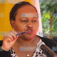 Kirinyaga Governor Anne Waiguru addresses wananchi