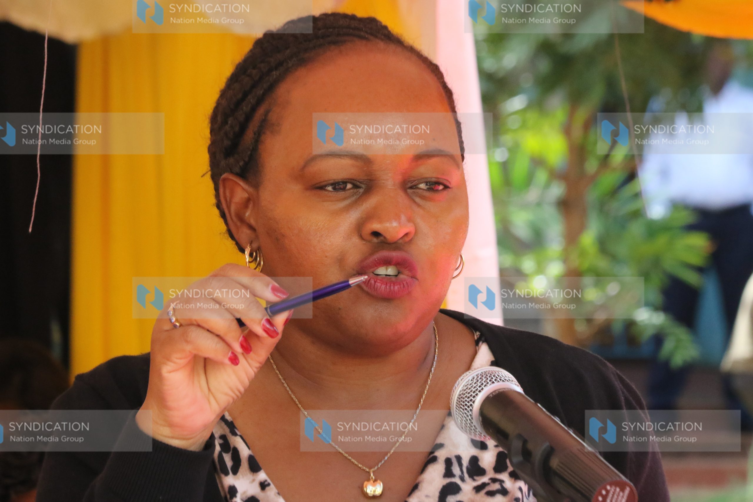 Kirinyaga Governor Anne Waiguru addresses wananchi