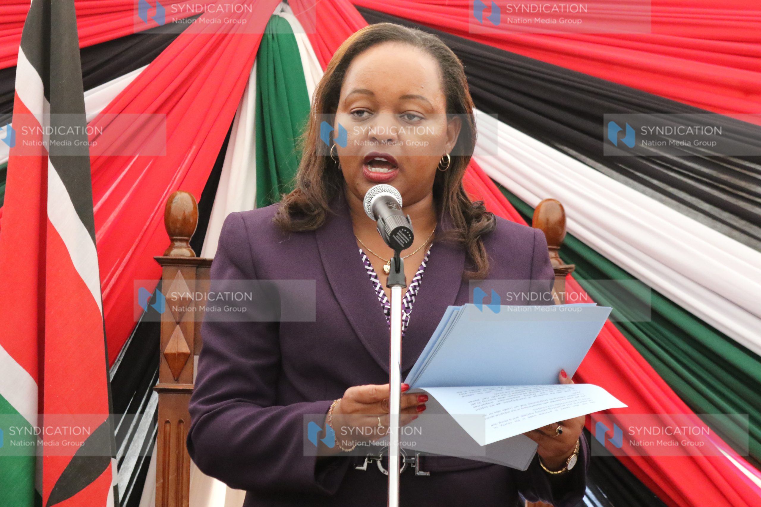 Anne Waiguru makes her maiden speech