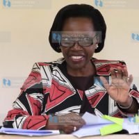 Martha Karua gives her evidence at Kerugoya High court