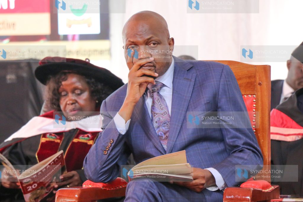 Graduation ceremony at Kabarak University in Nakuru County