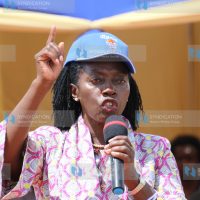 Martha Karua addresses Azimio la Umoja coalition campaign