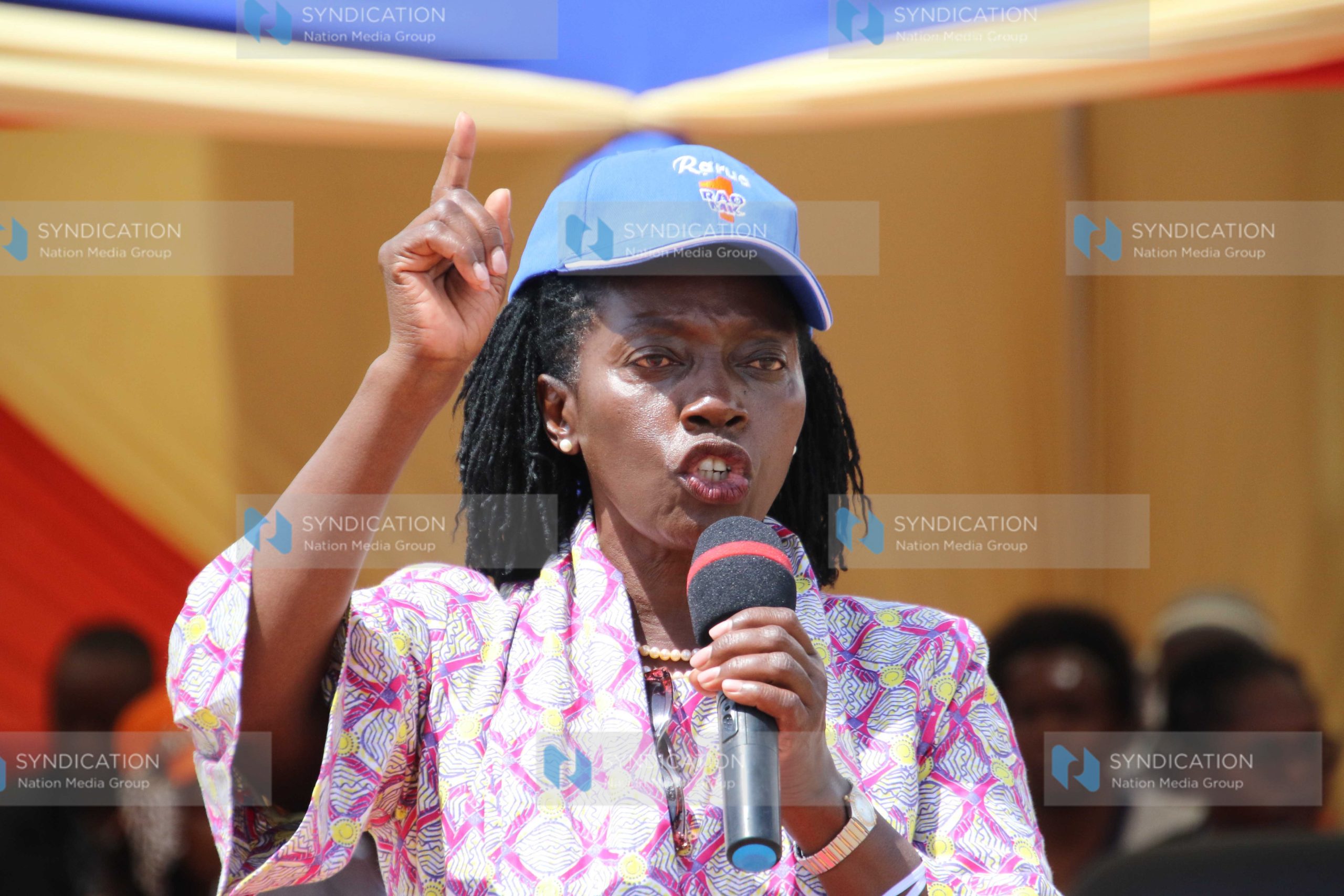Martha Karua addresses Azimio la Umoja coalition campaign