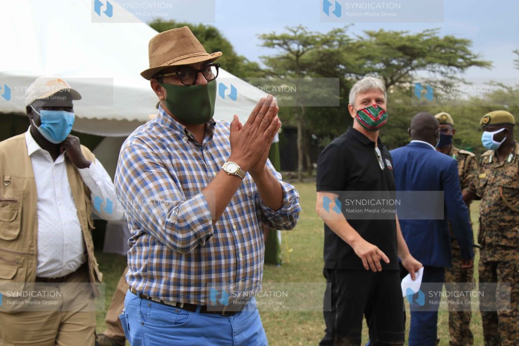 Tourism Cabinet Secretary Najib Balala after a media briefing