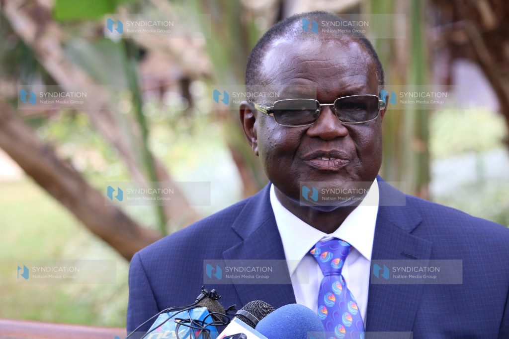 Meru Governor Kiraitu Murungi during the interview