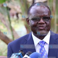Meru Governor Kiraitu Murungi during the interview