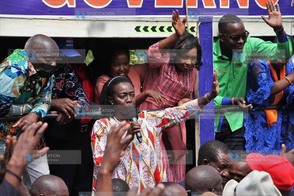 Deputy presidential candidate Martha Karua