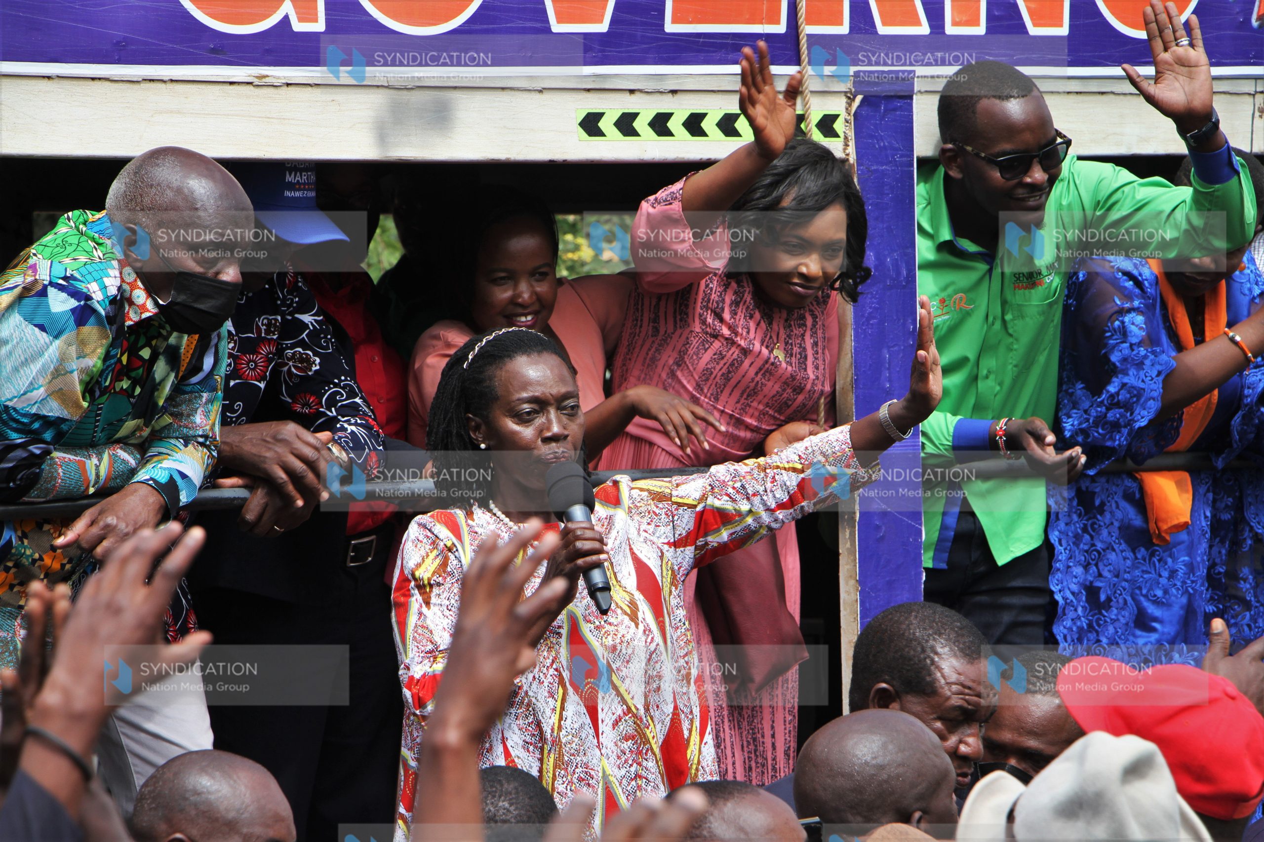 Deputy presidential candidate Martha Karua