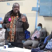 Interior CS Fred Matiang'i at Nyambaria Boys High School