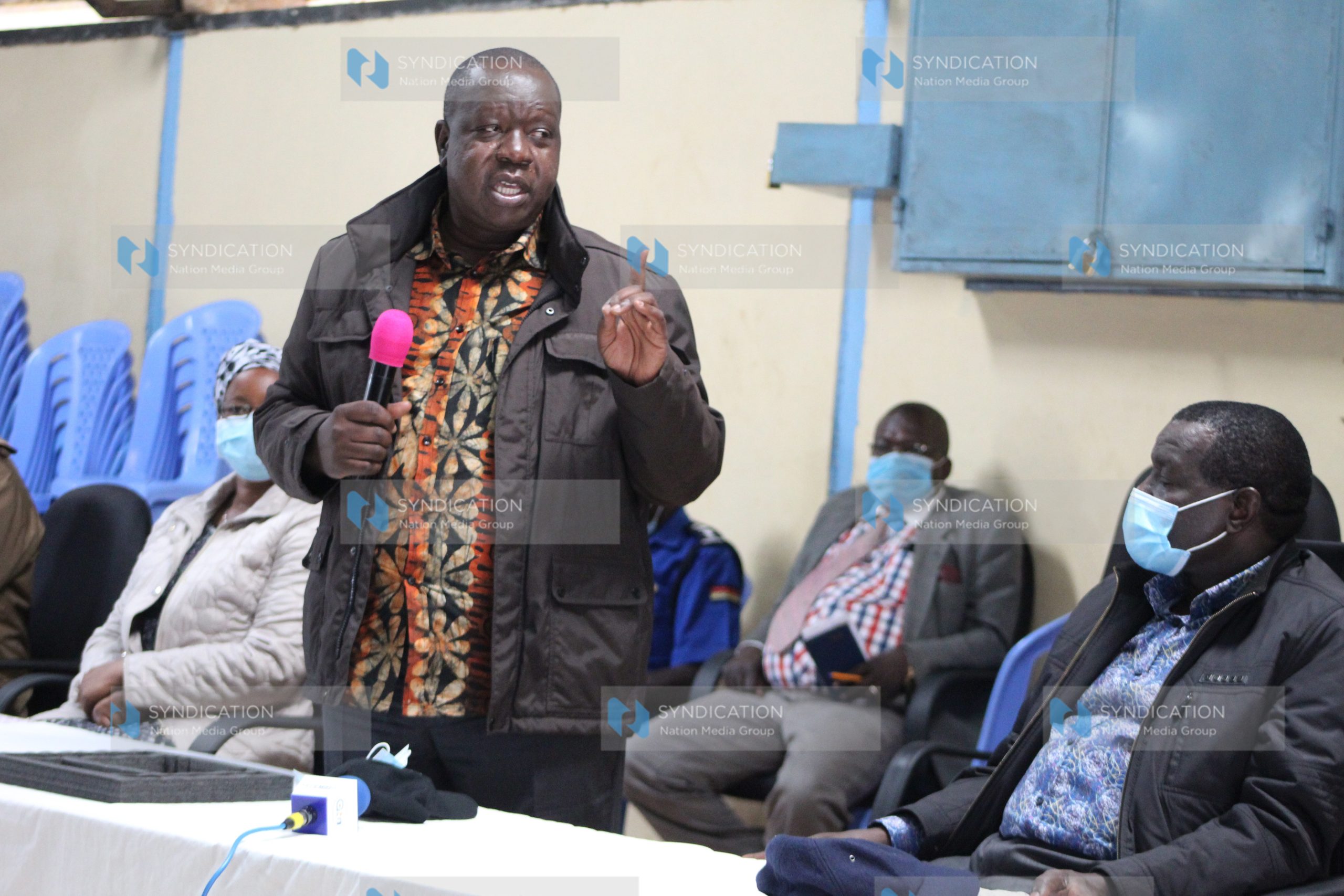 Interior CS Fred Matiang’i at Nyambaria Boys High School