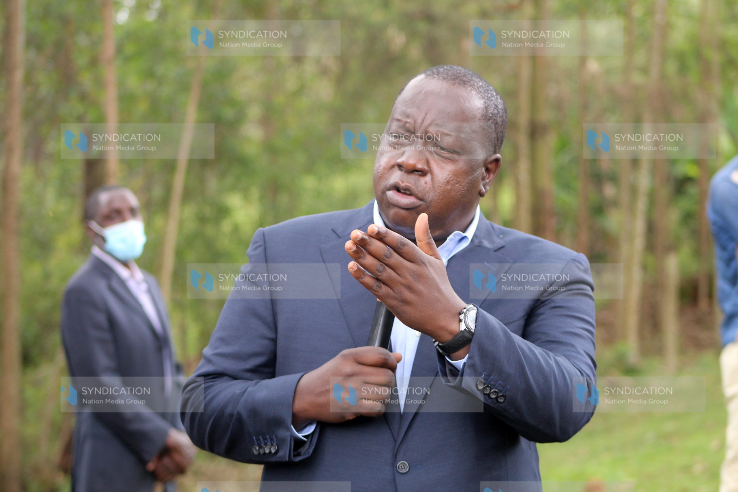 Cabinet Secretary Fred Matiang’i during a church service
