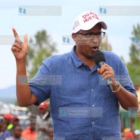Garissa Township MP Aden Duale addresses a UDA rally