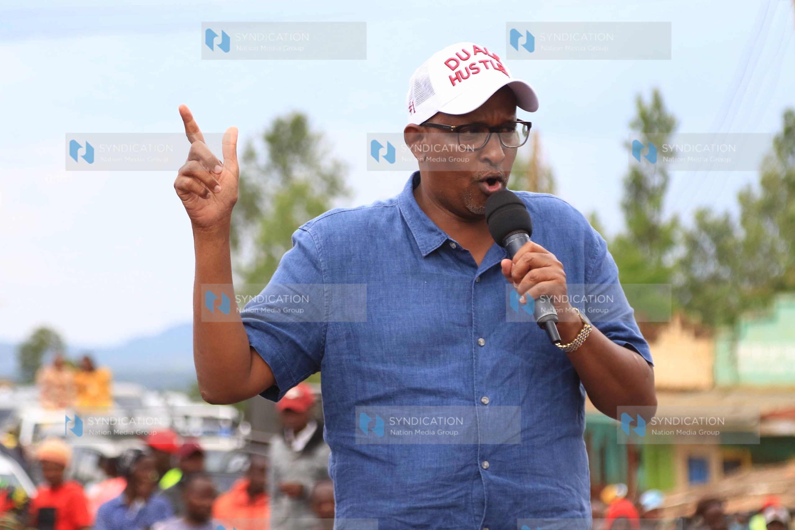 Garissa Township MP Aden Duale addresses a UDA rally