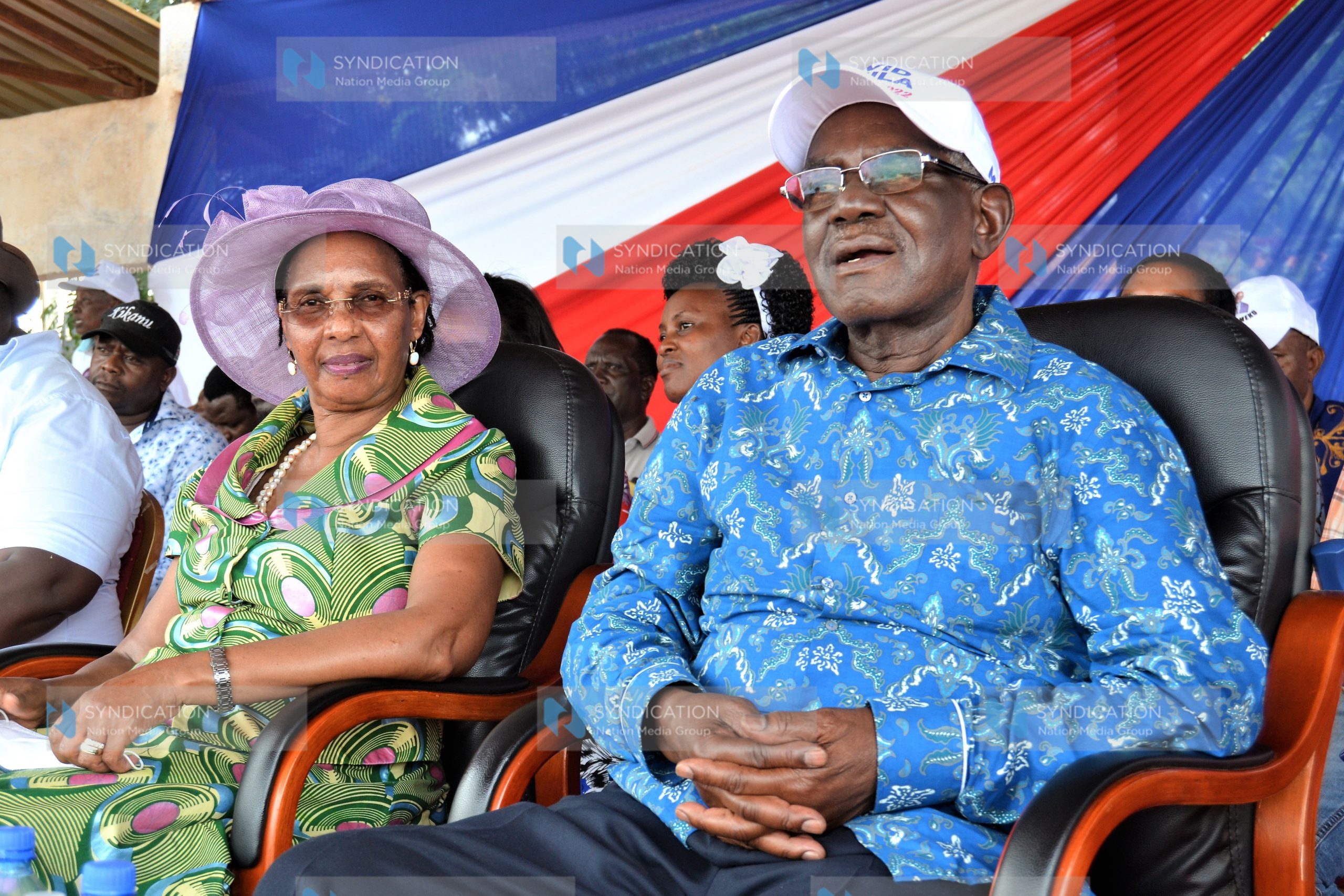 Former Kitui Senator David Musila and his wife Beatrice