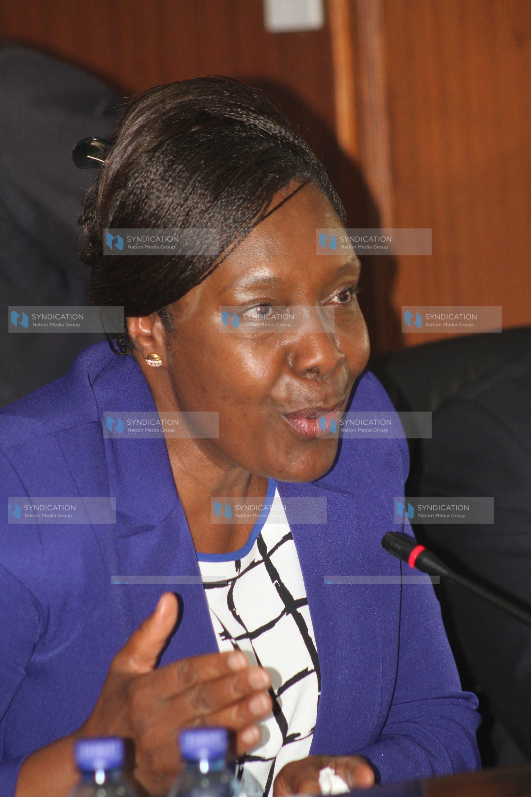 Lands Cabinet Secretary Charity Ngilu