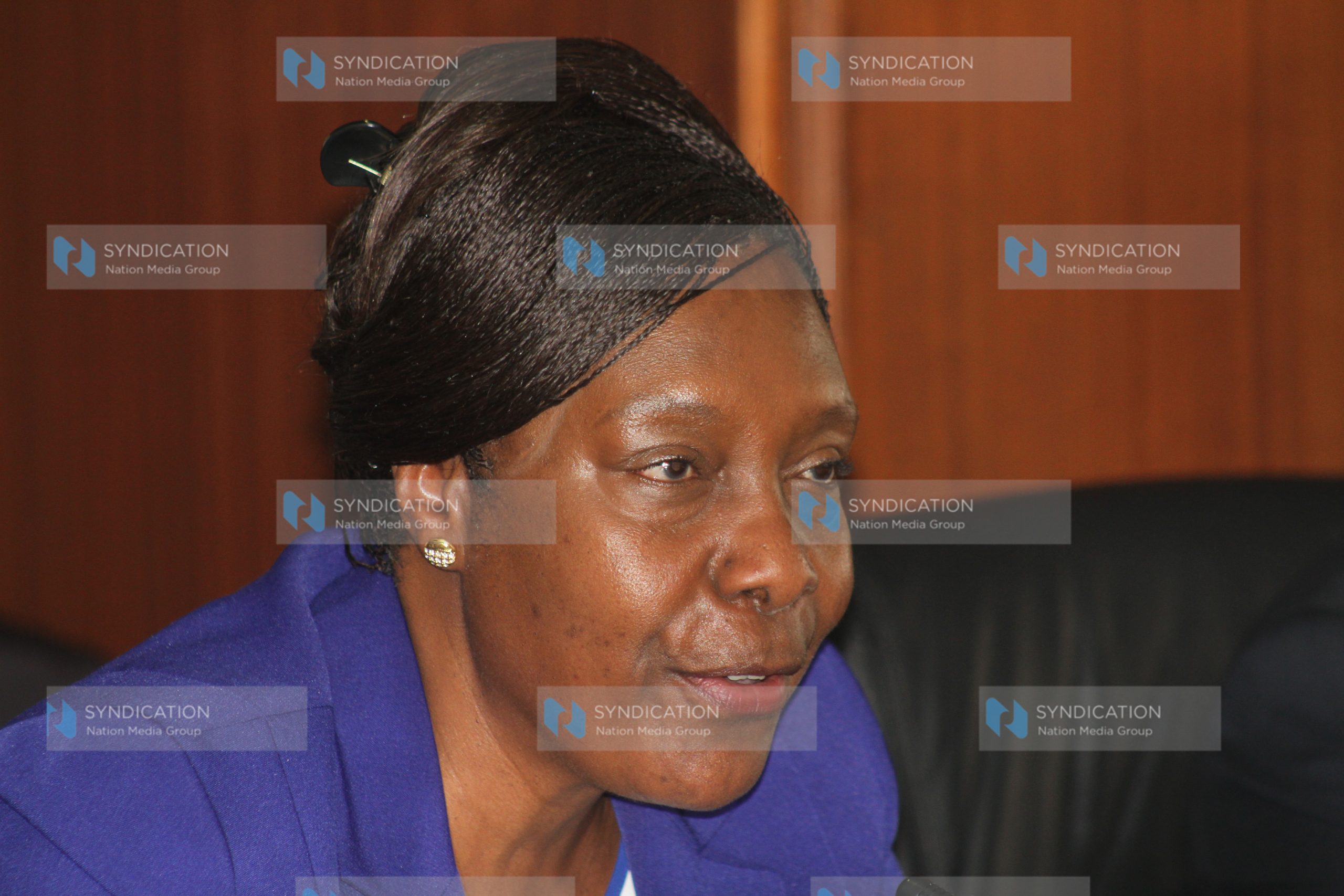 Lands Cabinet Secretary Charity Ngilu