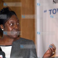 The minister for water and sanitation Charity Ngilu