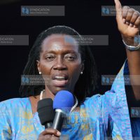 Martha Karua addresses a campaign rally