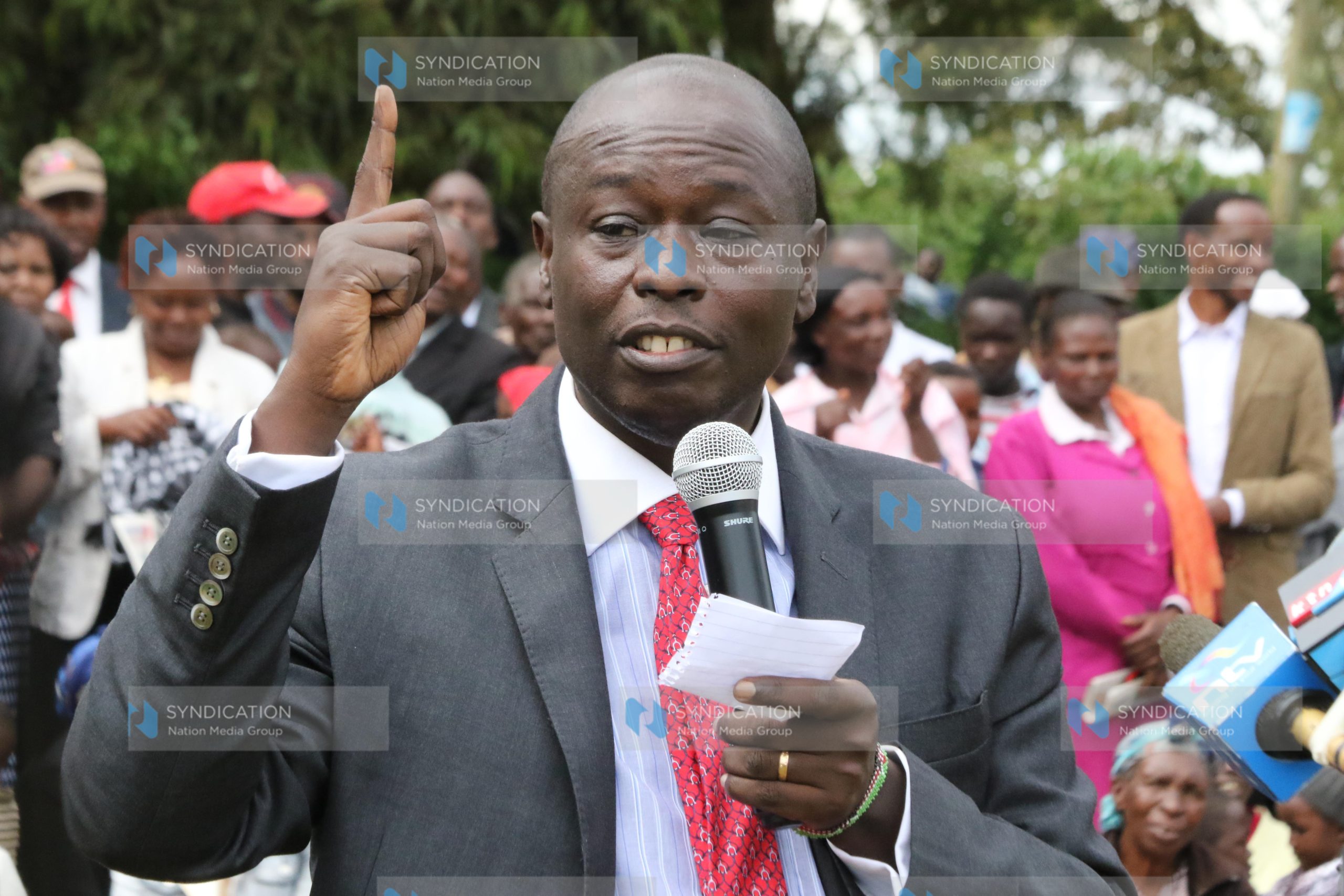 Mathira MP Rigathi Gachagua addresses mourners