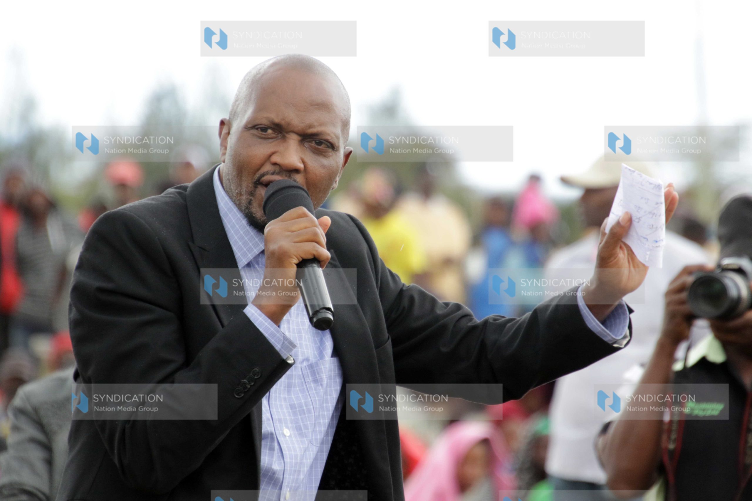 Moses Kuria addresses wananchi from various wards in Kieni constituency