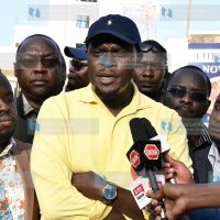 Nairobi Senator Johnson Sakaja briefs media