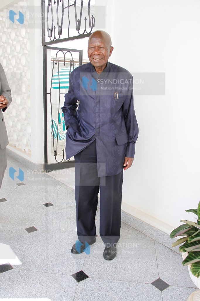 Former Vice President Moody Awori at his home in Lavington