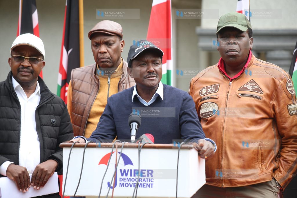 Journalists at SKM centre in Karen