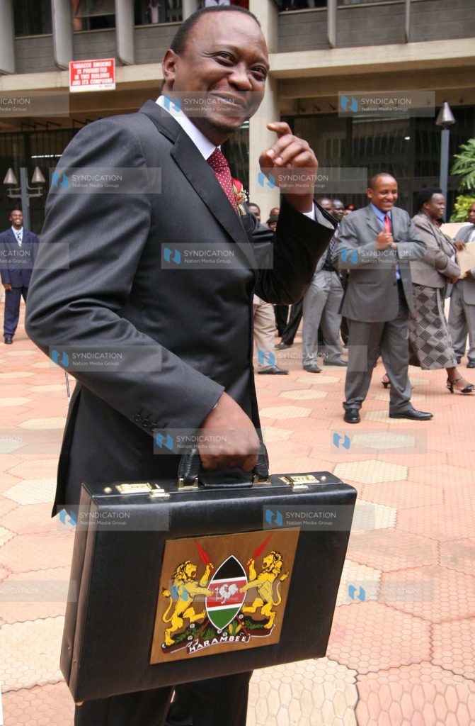 Minister for Finance and Deputy Prime Minister Uhuru Kenyatta