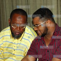 Human rights activist Mr. Al Amin Kimathi KNHRC Mr. Hassan Omar