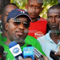 County Governor Hassan Ali Joho address journalists