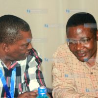 Speaker, Justin Muturi, and former Speaker Kenneth Marende