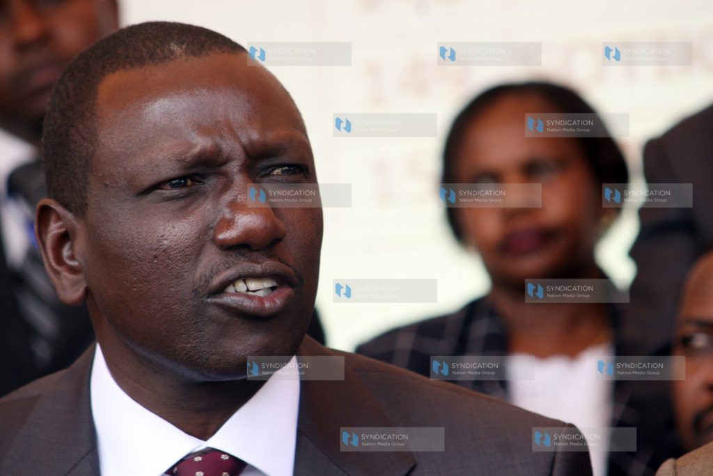 Higher Education Minister William Ruto