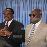 CORD Leaders Senator Johnson Muthama with Senator James Orengo