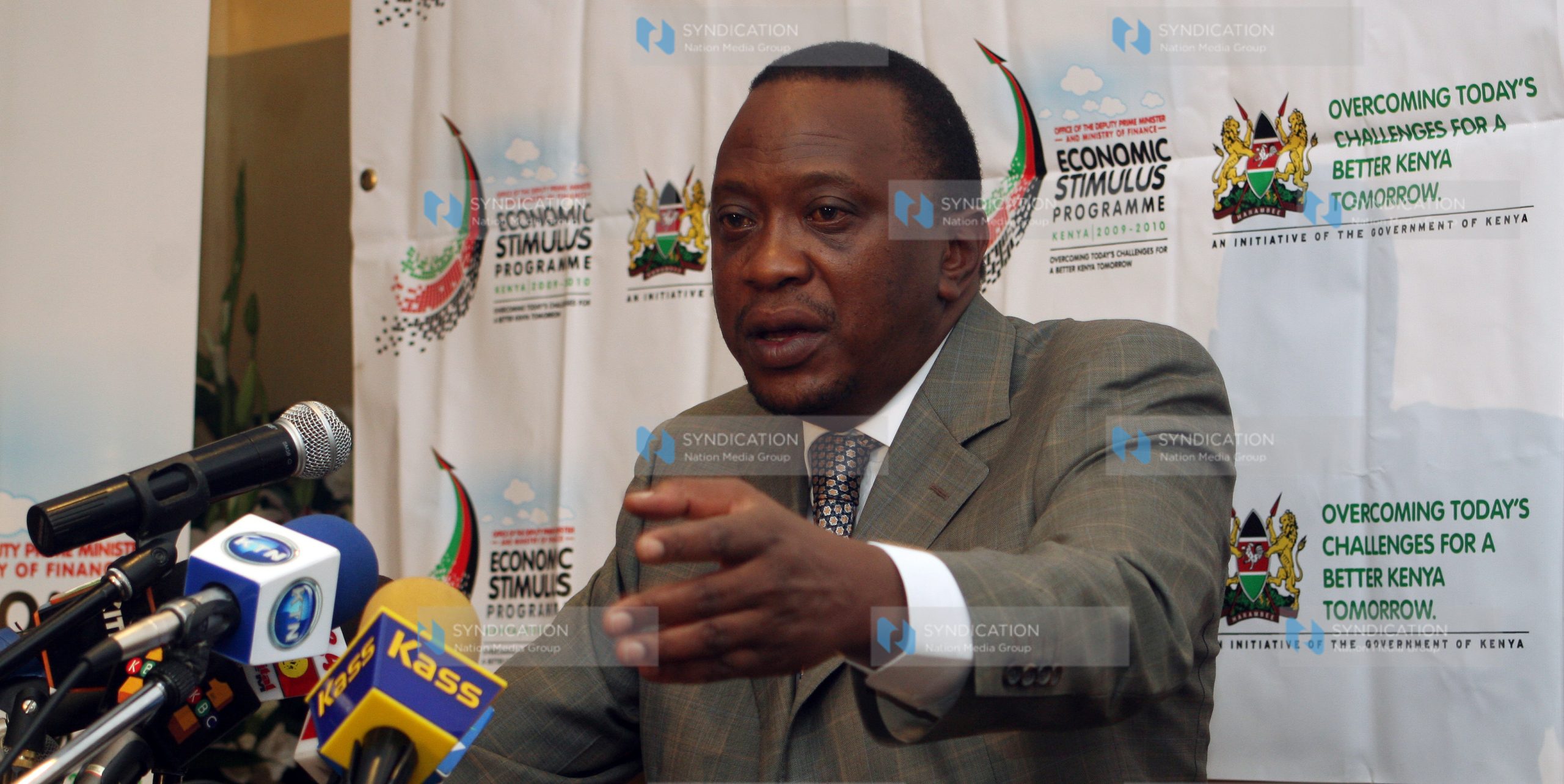 Deputy Prime Minister and Minister for Finance Uhuru Kenyatta