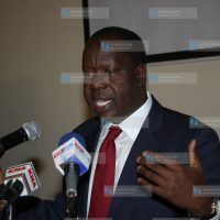 Fred Matiang'i speaks at the breakfast meeting