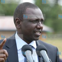 Suspended Higher Education Minister William Ruto