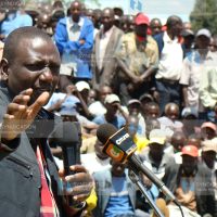 Suspended Higher Education Minister William Ruto