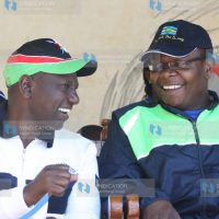 Suspended Higher Education Minister William Ruto and Sports Minister Paul Otuoma