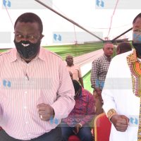 ANC Party Leader Musalia Mudavadi and Ford-Kenya Party Leader Moses Wetangula