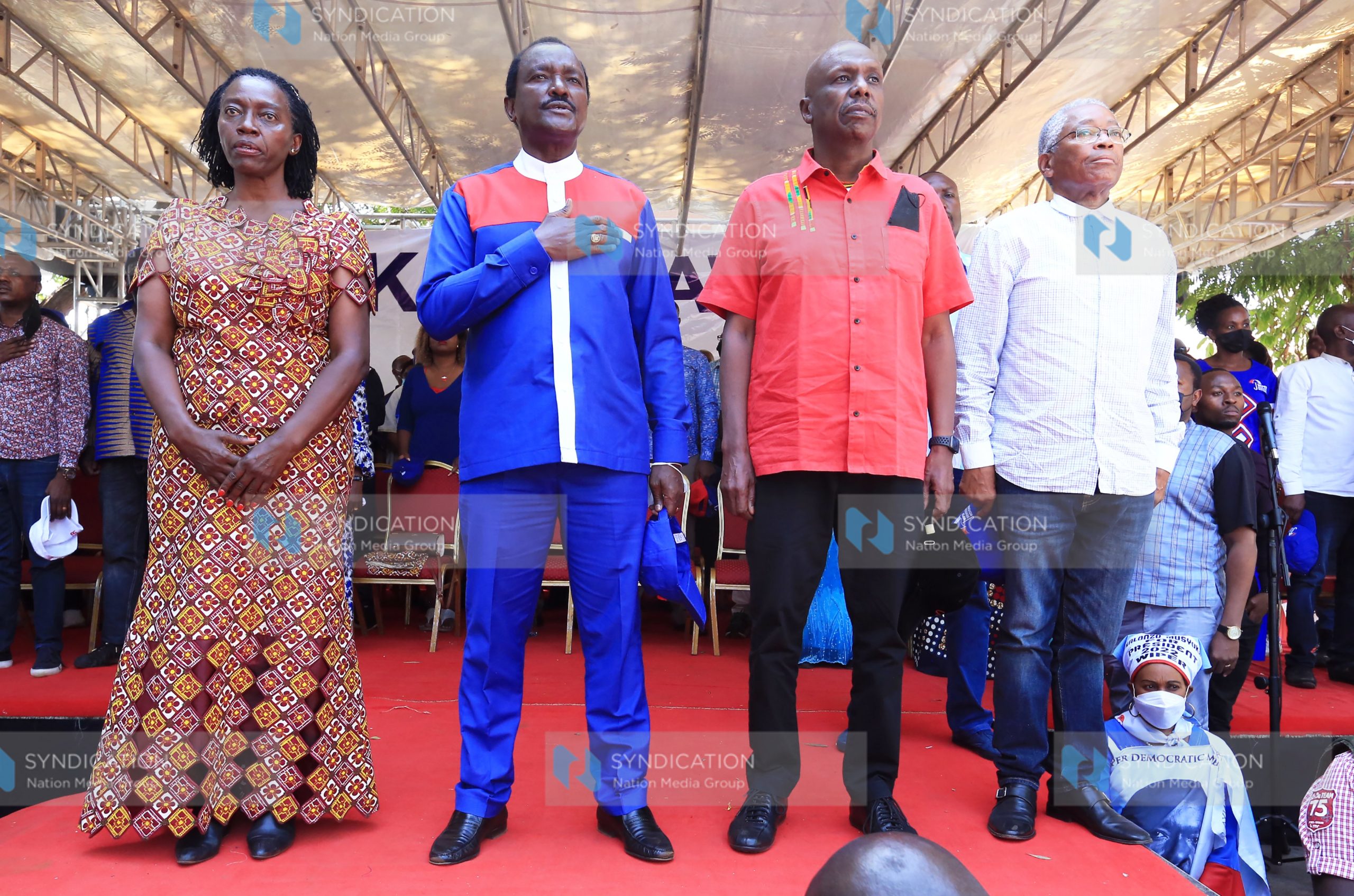 Wiper Leader Hon Kalonzo Musyoka, KANU Gideon Moi