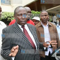 Former Starehe MP Maina Kamanda, address his Supporters