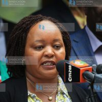 Kirinyaga Governor Ann Waiguru address media