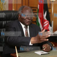 President Mwai Kibaki in an interview