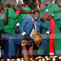 (KNUT) 1st National Vice Chairman Collins Henry Oyuu (seated)