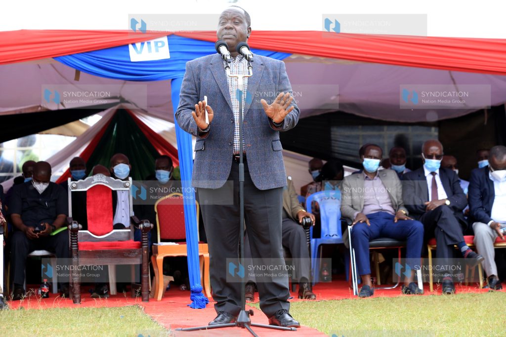 Burial of his uncle Samuel Marube in South Mugirango, Kisii county