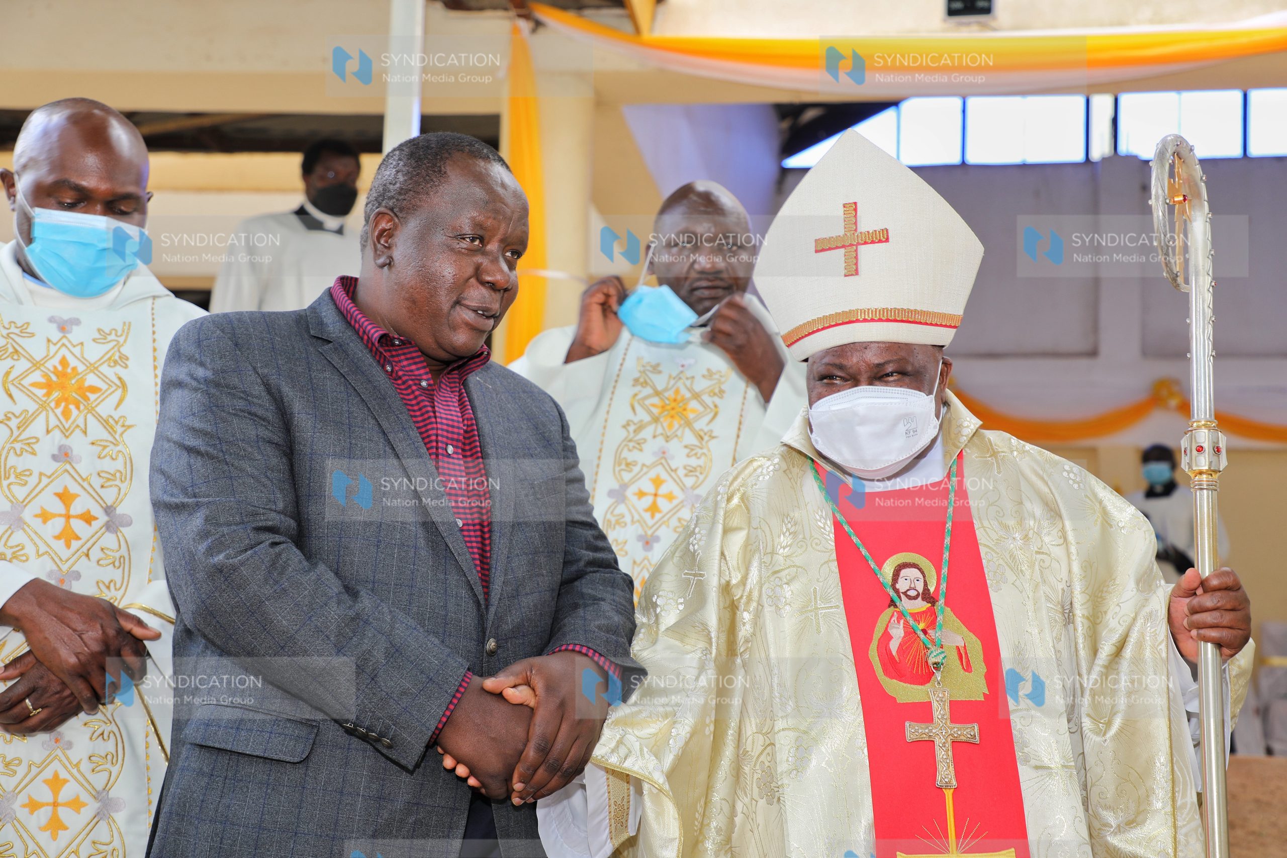 Dr Fred Matiang’i at Nyabururu Catholic Church