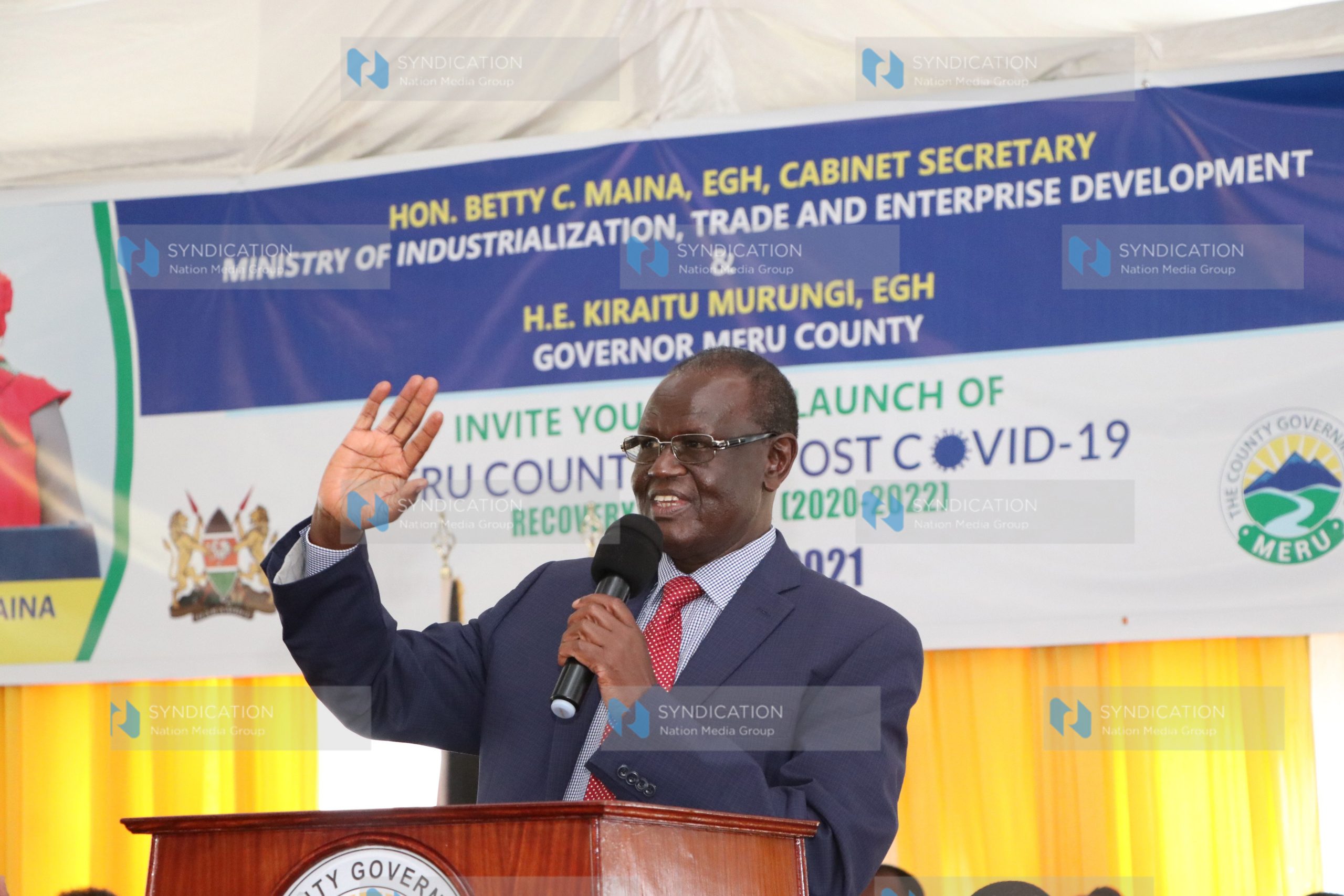 Launch of Meru County Post Covid-19 Recovery Strategy