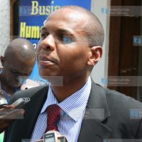 Danson Mungatana addresses participants