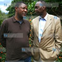 Foreign Affairs Minister Moses Wetangula and Ndaragwa MP Jeremiah Kioni